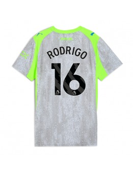 Billige Manchester City Rodri Hernandez #16 Tredjedrakt Dame 2025-26 Kortermet